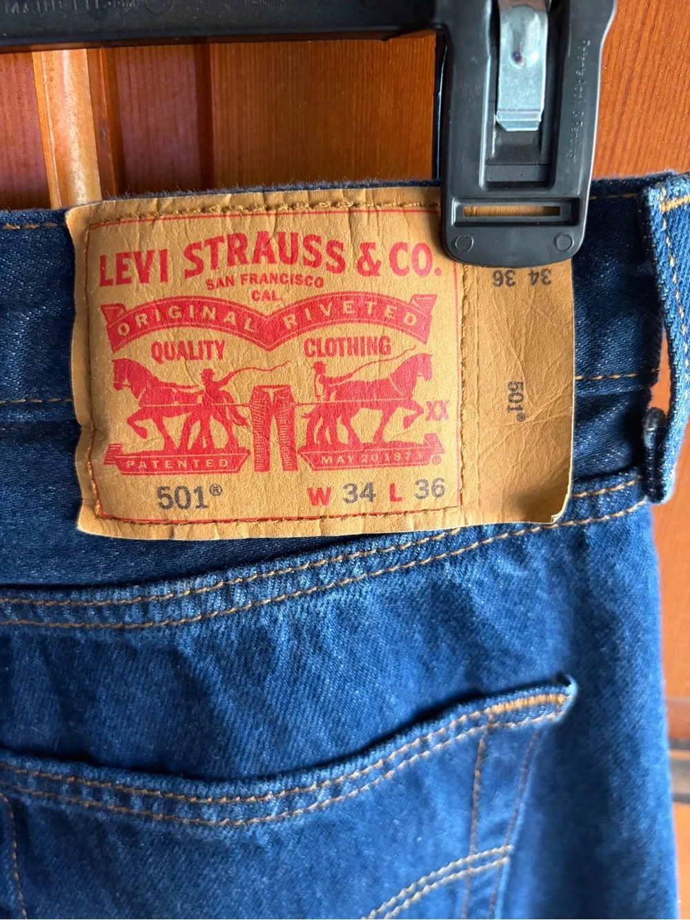 Levi's Men's Straight Dark Indigo Jeans